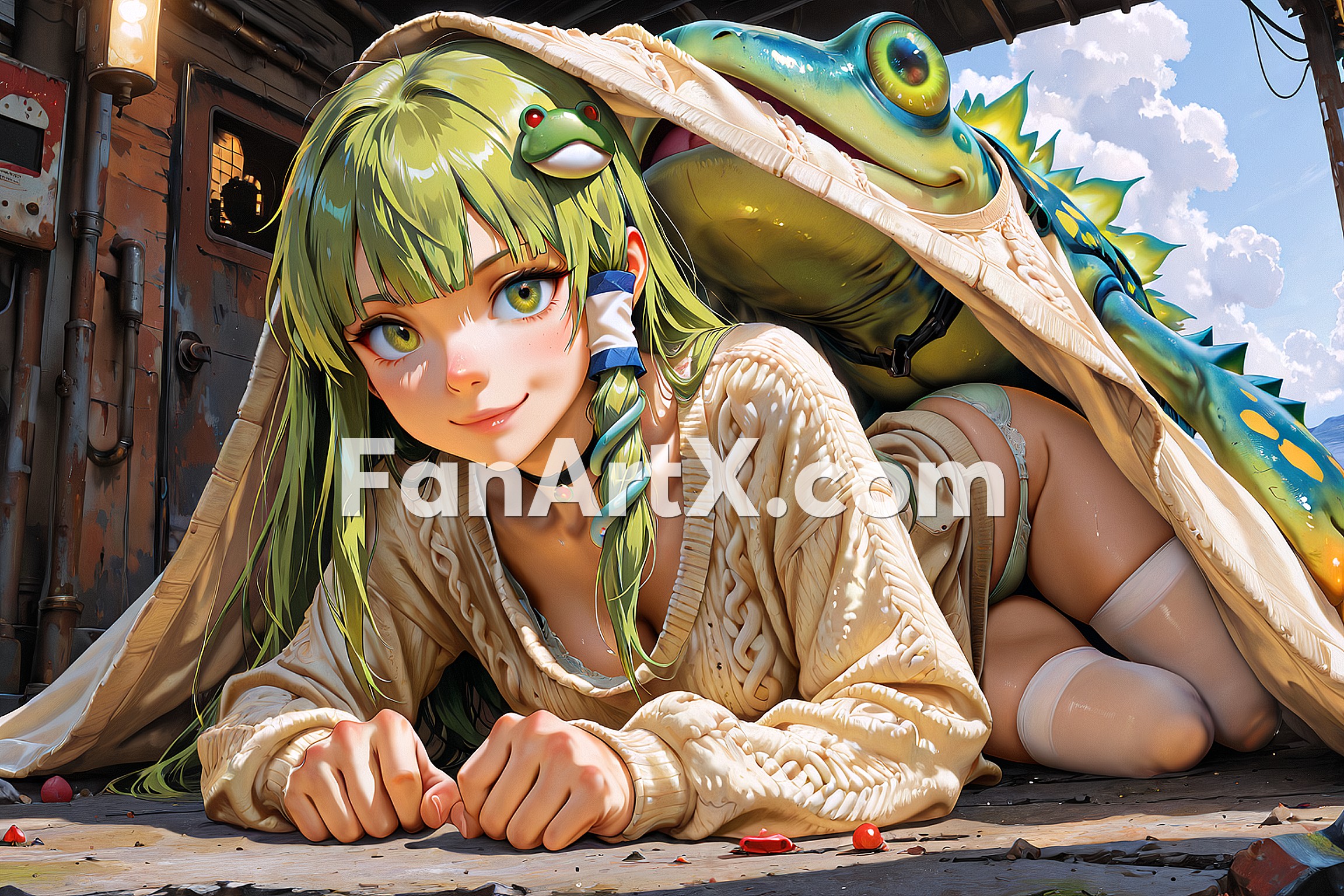 Kochiya Sanae Touhou project Fanart 2717552